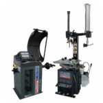 Professionele bandenmontage‑ en balansmachine Weber met steunarm en balansset