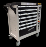 Munich Tools Grey Line werkplaatswagen – 7 laden, 6 gevuld